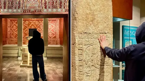 ¿Rompió las reglas? INAH habla sobre la foto de Bad Bunny en el Museo Nacional de Antropología