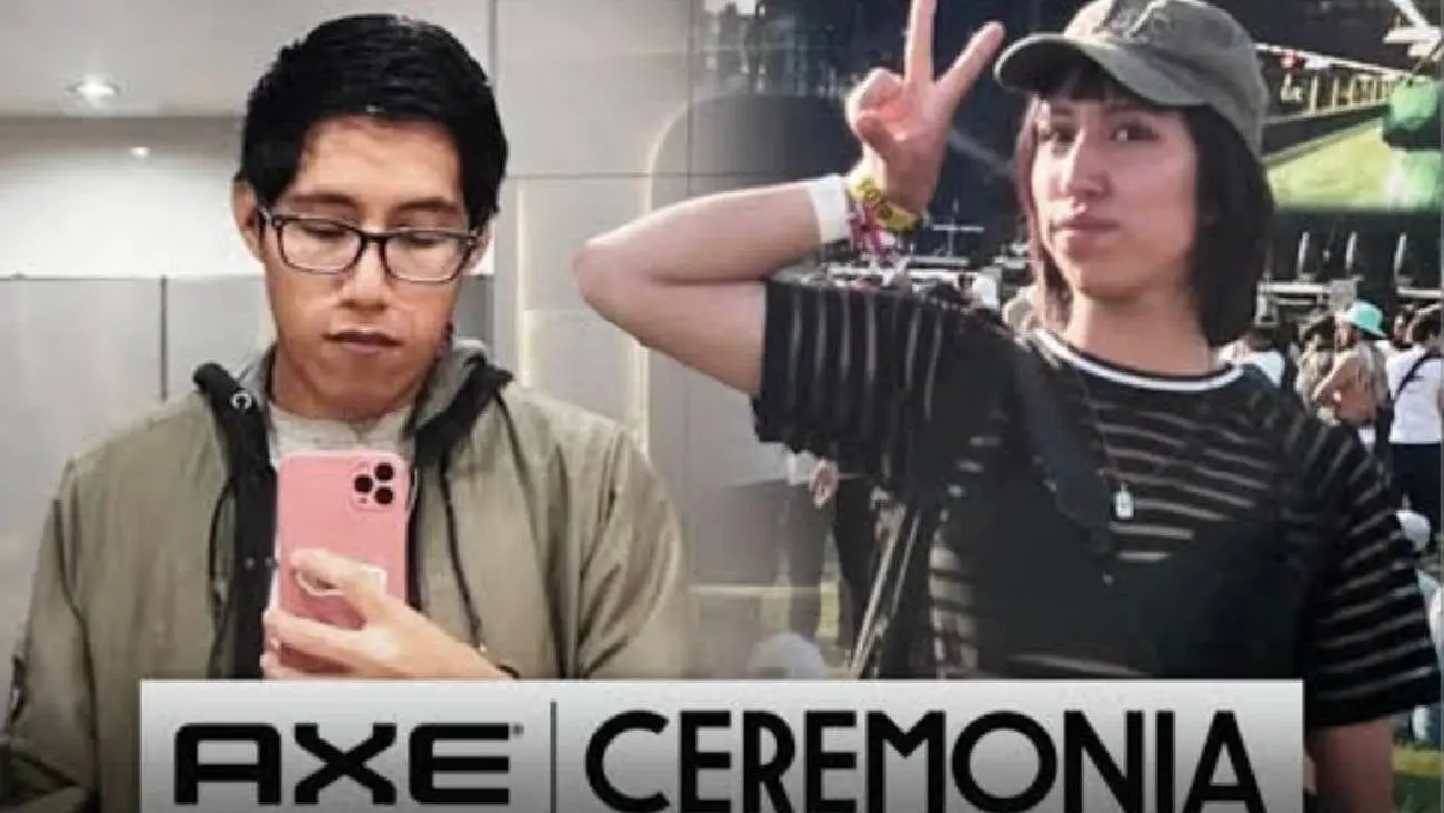 Berenice y Miguel Ángel fallecieron durante la cobertura del AXE Ceremonia 2025. / X: @PandadelAmor20