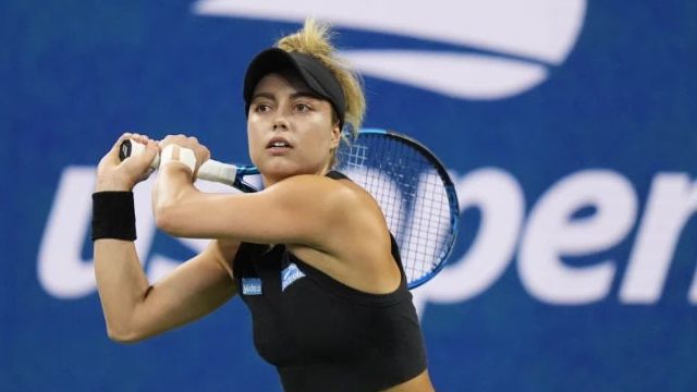 Renata Zarazúa en actividad en el US Open | AP