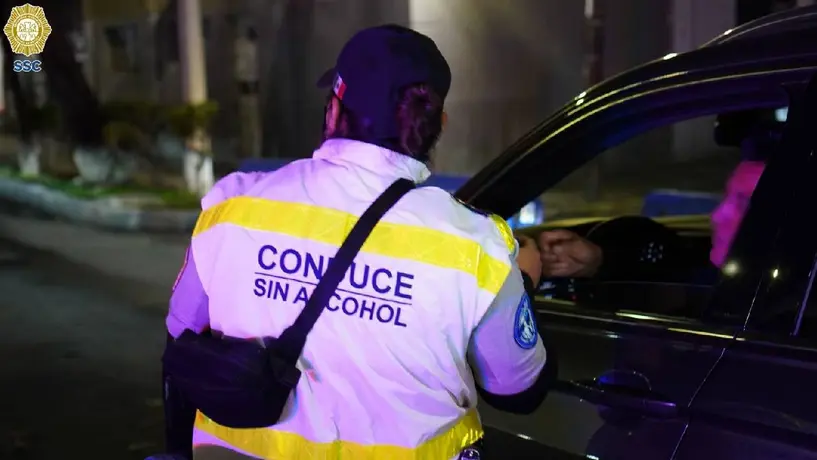 Alcoholímetro CDMX: 73 conductores fueron remitidos a El Torito el 24 de diciembre