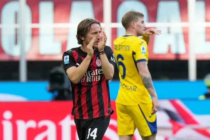 Modric durante un partido con AC Milan | AP&amp;nbsp;