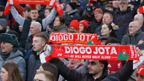 Andy Robertson recuerda el impacto de Diogo Jota en el Liverpool: “El futbol dejó de importarnos”