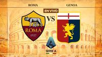 AS Roma vs Genoa de Johan Vásquez EN VIVO Serie A Jornada 17