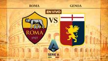 AS Roma vs Genoa de Johan Vásquez EN VIVO Serie A Jornada 17