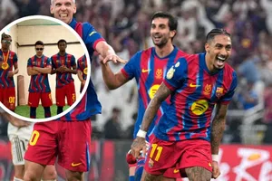 Lamine Yamal lidera la burla del Barça al Real Madrid con un baile tras ganar la Supercopa de España