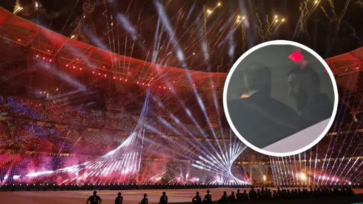¿Vuelve al Madrid? Benzema captado en el palco con Florentino Pérez en la Final de la Supercopa