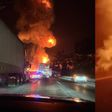 VIDEO: Pipa cargada con gas LP explota en carretera México-Querétaro