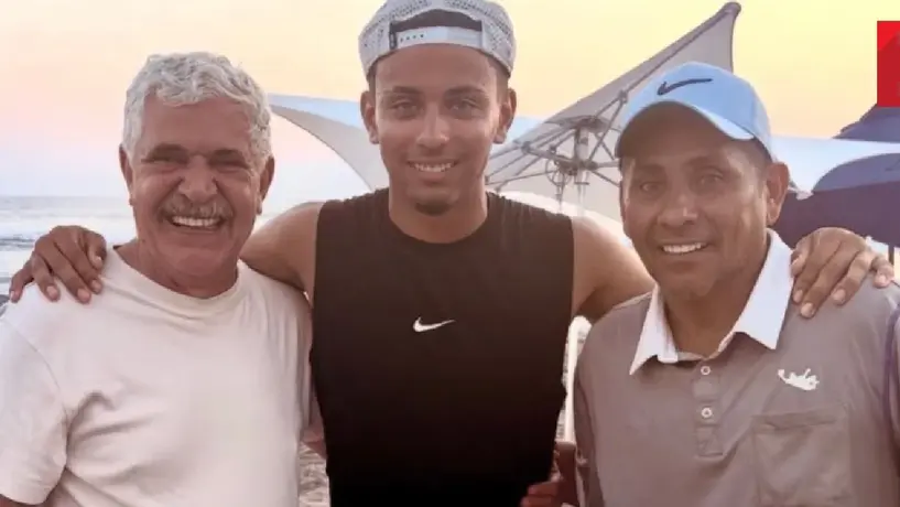 ¡Junto a la playa! Tuca Ferretti protagoniza encuentro con Jorge Campos y su hijo en Acapulco