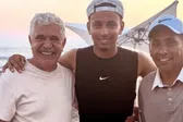¡Junto a la playa! Tuca Ferretti protagoniza encuentro con Jorge Campos y su hijo en Acapulco
