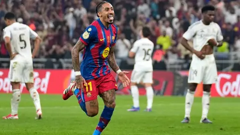 Raphinha será baja del Barcelona para el juego contra la Real Sociedad