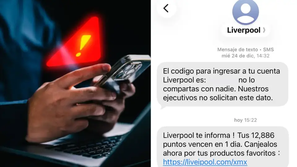 ¿Liverpool te escribió por SMS? Ojo con este link falso