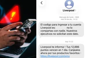 ¿Liverpool te escribió por SMS? Ojo con este link falso
