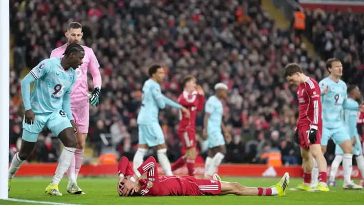 ¿Adiós Slot? Liverpool empata contra Burnley, penúltimo lugar de la Premier League