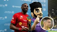 Julián Quiñones se queda con el MVP en el Al Nassr vs Al Qadisiya, ante la mirada incrédula de Cristiano Ronaldo