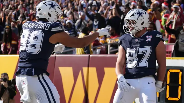¡Santa llegó a Dallas! Los Cowboys vencieron a Washington en el primer duelo navideño del día