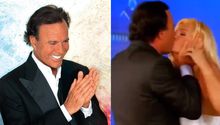 VIDEO: Reviven acoso de Julio Iglesias a presentadora durante transmisión en vivo por TV
