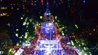 Fiesta de Año Nuevo en CDMX: sin puestos, sin chelas y con más de 200 mil personas