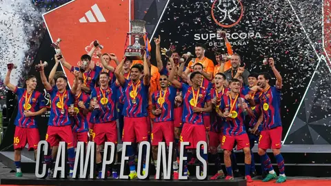 Hans Dieter-Flick tras ganar la Supercopa de España: "Ganarle al Real Madrid sienta bien"