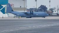 Avión militar C-130 Hércules de Estados Unidos aterriza en el Aeropuerto de Toluca
