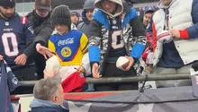 Presencia azulcrema en Foxborough: aficionado del América es captado en la victoria de Patriots