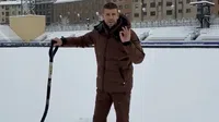 Milagro de invierno: Piqué convenció a la afición de Andorra FC para quitar capa de nieve de su estadio