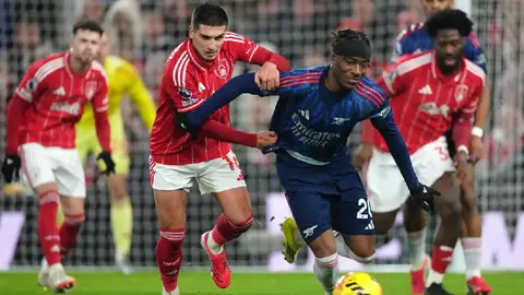 Arsenal empata sin goles ante Nottingham Forest; segundo partido consecutivo en Premier League sin anotar