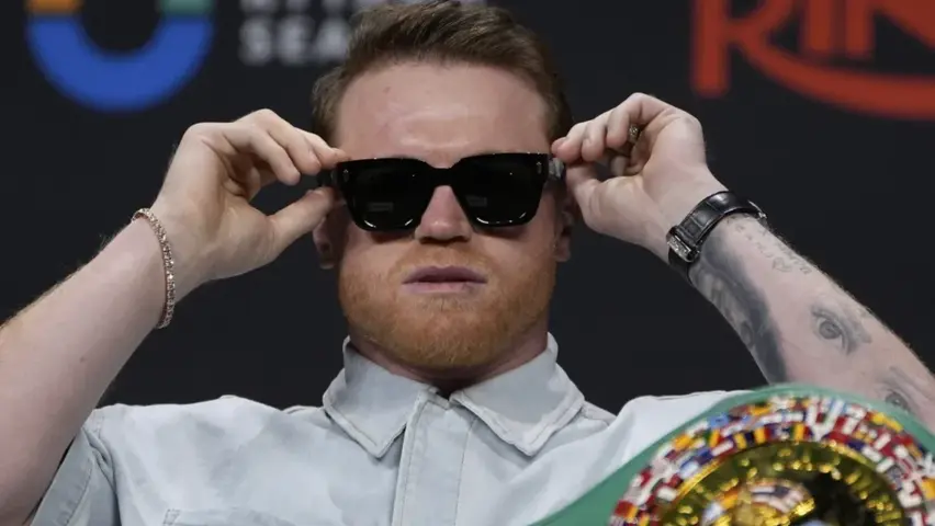 ¡Está de vuelta! Canelo Álvarez reaparece en entrenamiento tras cirugía del codo | AP