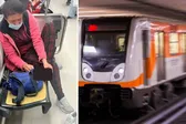 Pasajera se corta las uñas en pleno vagón del Metro CDMX y provoca indignación