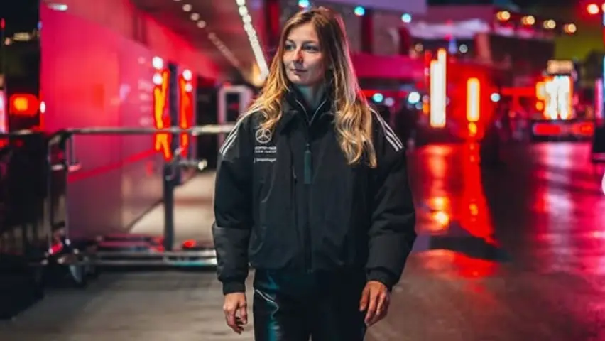 Doriane Pin, piloto de Mercedes en F1 Academy | IG @dorianepin