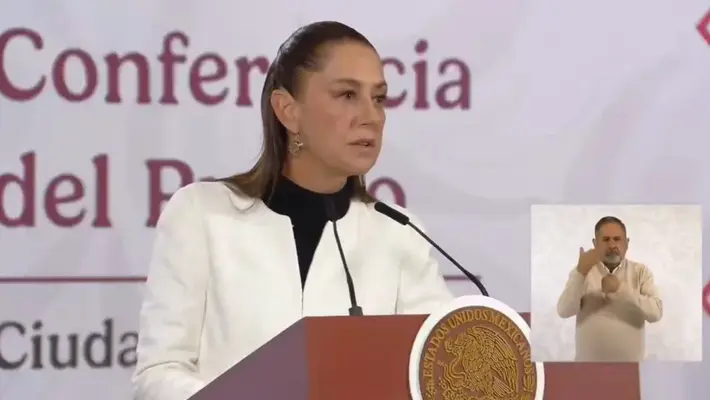 ¡Momento de pánico! Sismo sorprende a Claudia Sheinbaum en vivo en plena mañanera