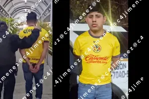 Sujeto con playera del América es detenido en la alcaldía Gustavo A. Madero