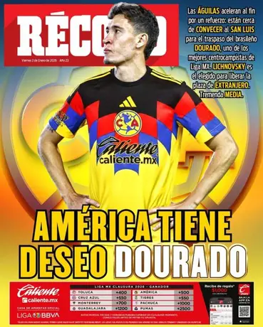 Portada RÉCORD 02 de enero de 2026
