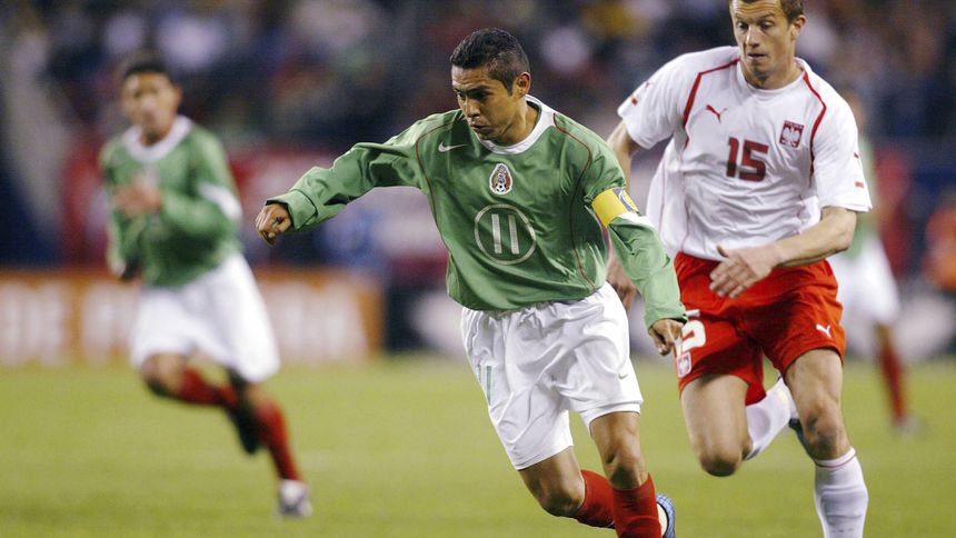 Ramón Morales durante un amistoso con la Selección Mexicana | MEXSPORT