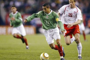 Ramón Morales durante un amistoso con la Selección Mexicana | MEXSPORT