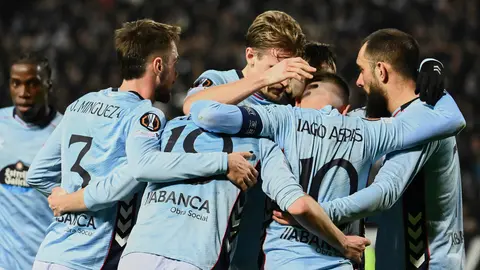 Celta de Vigo tras derrotar al PAOK | AP