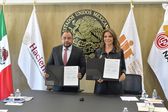 Lotería Nacional y SHCP firman convenio con la UIF para reforzar prevención de lavado de dinero