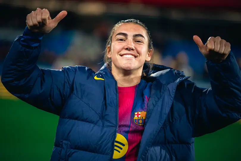 Barcelona en la Liga de Campeones Femenil I X:@FCBfemeni