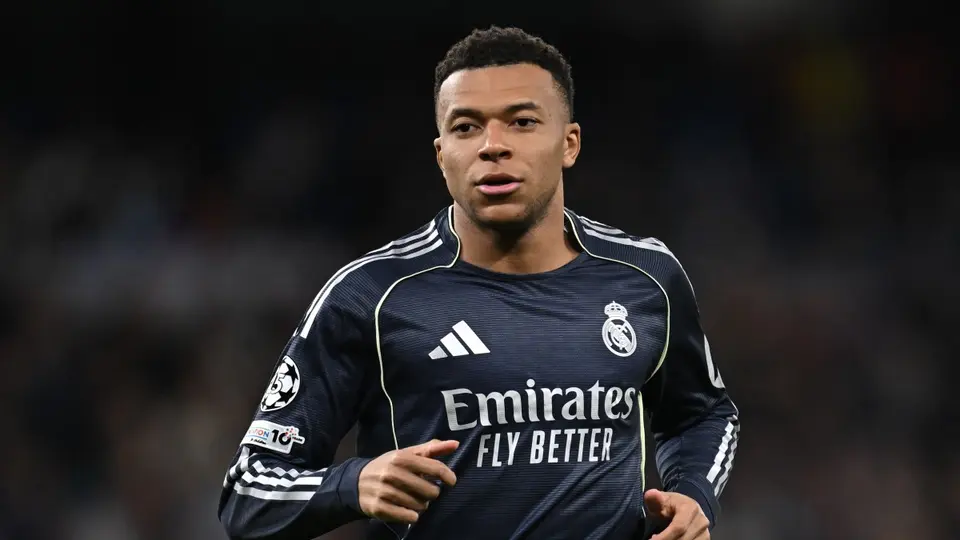 Kylian Mbappé en el Real Madrid vs. Manchester City l AFP