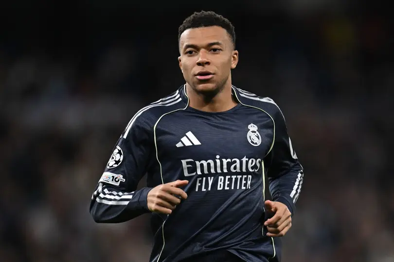 Kylian Mbappé en el Real Madrid vs. Manchester City l AFP
