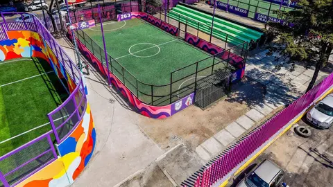 La alcaldía con mayor número de nuevas canchas será Iztapalapa / FB: @ClaraBrugadaM