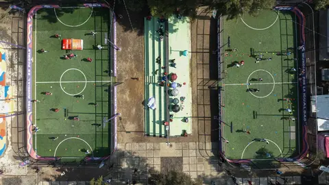 Más de 200 canchas ya están listas para abrir al público en los próximos días / FB: @ClaraBrugadaM