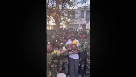 SENEGAL 'resguarda' la COPA AFRICANA con su EJÉRCITO