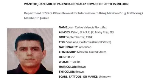 El Gobierno de Estados Unidos tendrá mayores complicaciones para poder arrestar a Valencia por ser ciudadano estadounidense / Redes Sociales