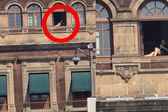 VIDEO: ¿Mujer tomando el sol en Palacio Nacional es real o falso?