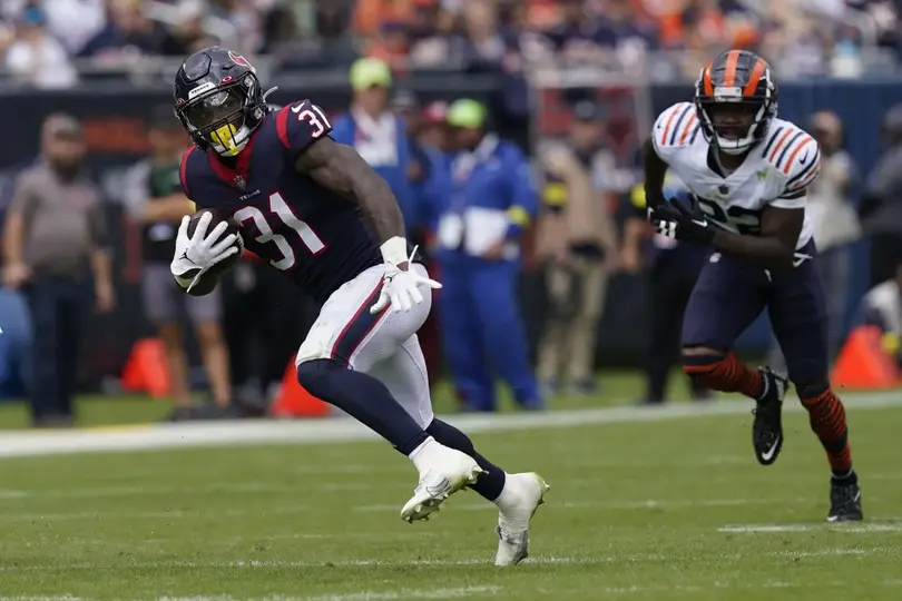 Dameon Pierce con los Texans en 2022 | AP