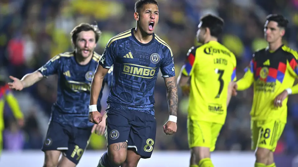 Jesús Bueno de Philadelphia anotando gol en Concachampions I MEXSPORT