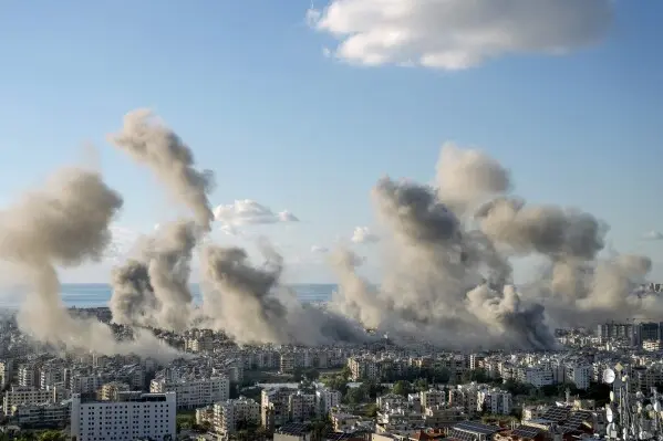 El sur de Líbano vive una grave crisis militar  iniciada por el ejército de Israel contra Hezbolá. / AP