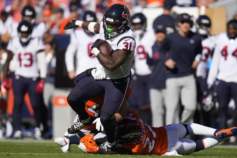 Dameon Pierce con los Texans en 2022 | AP