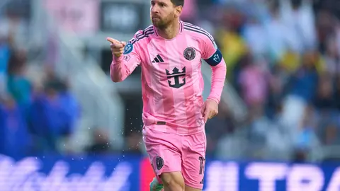 Lionel Messi celebrando el gol 900 en su carrera | MEXSPORT