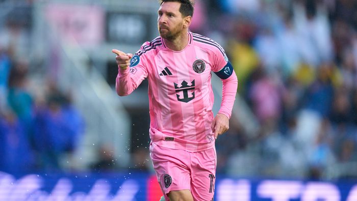 Lionel Messi celebrando el gol 900 en su carrera | MEXSPORT